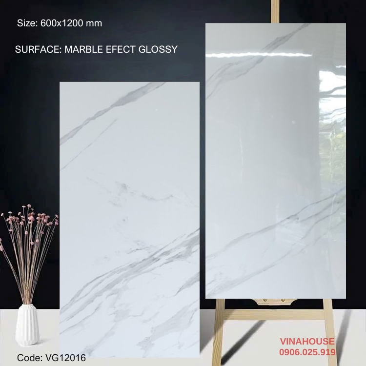 Gạch Lát Nền 60×120 Bóng Kính 12016