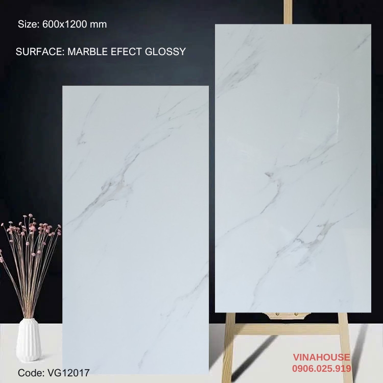Gạch Lát Nền 60×120 Bóng Kính 12017