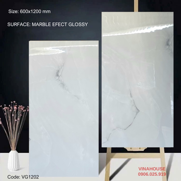 Gạch Lát Nền 60×120 Bóng Kính 1202