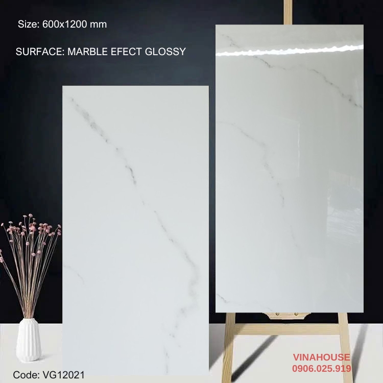 Gạch Lát Nền 60×120 Bóng Kính 12021