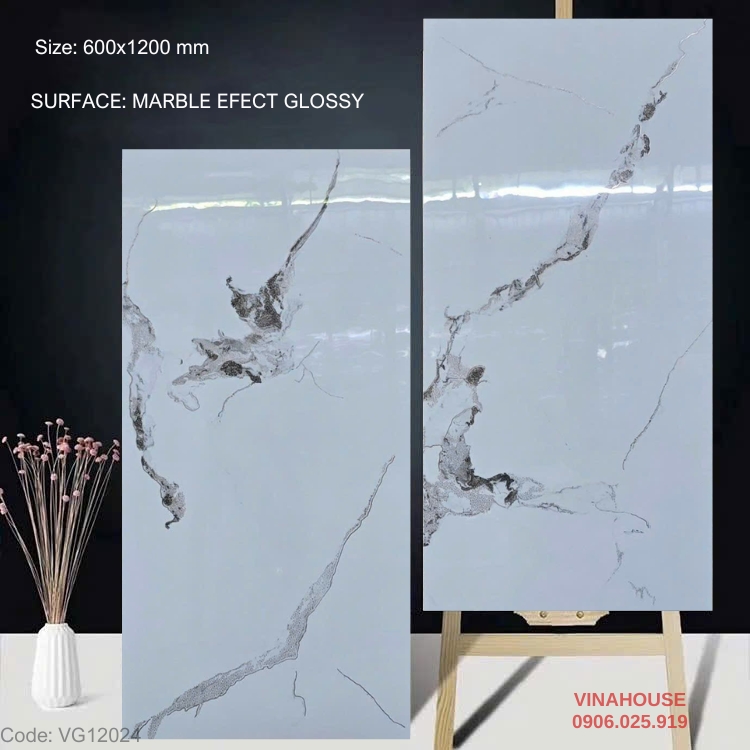 Gạch Lát Nền 60×120 Bóng Kính 12024
