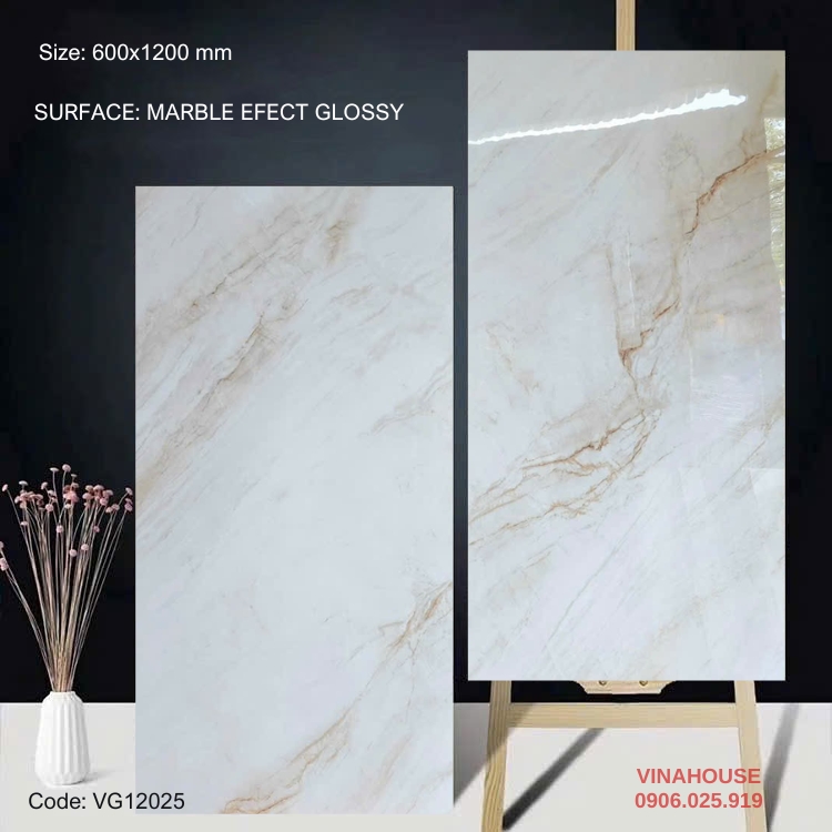 Gạch Lát Nền 60×120 Bóng Kính 12025