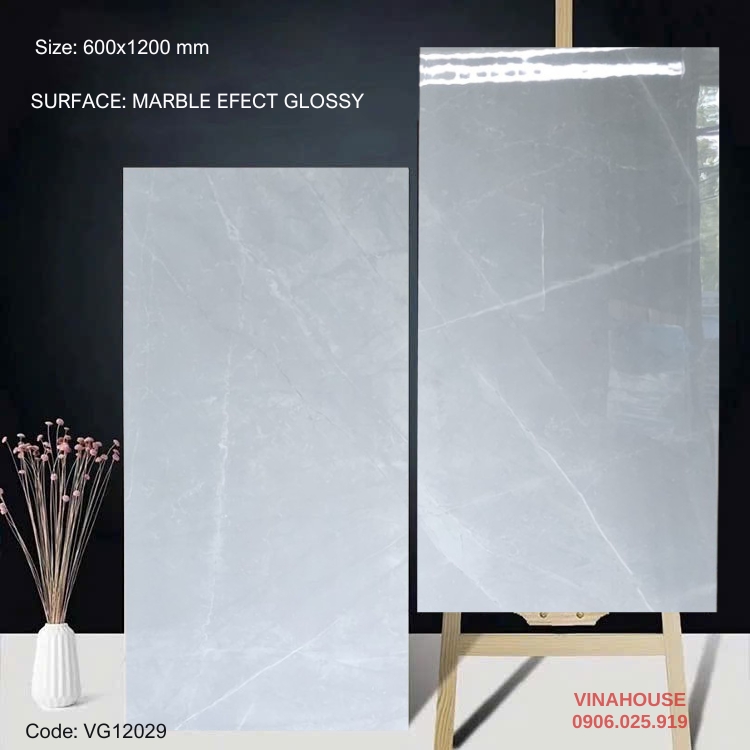 Gạch Lát Nền 60×120 Bóng Kính 12029