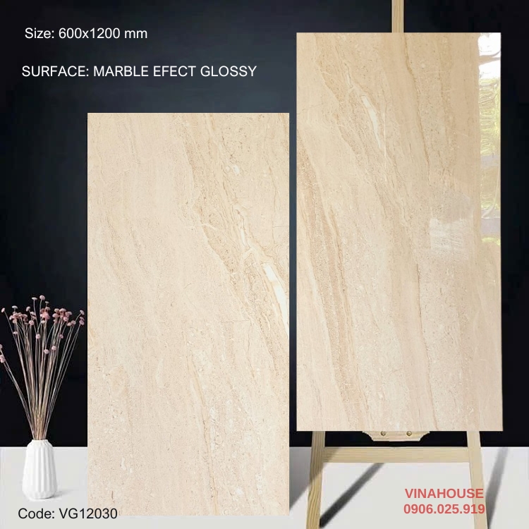 Gạch Lát Nền 60×120 Bóng Kính 12030