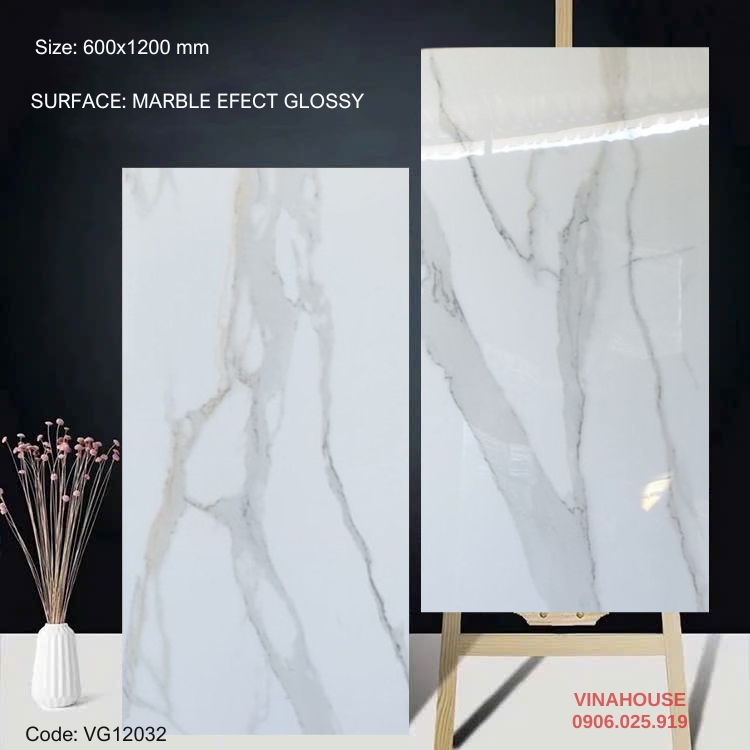 Gạch Lát Nền 60×120 Bóng Kính 12032