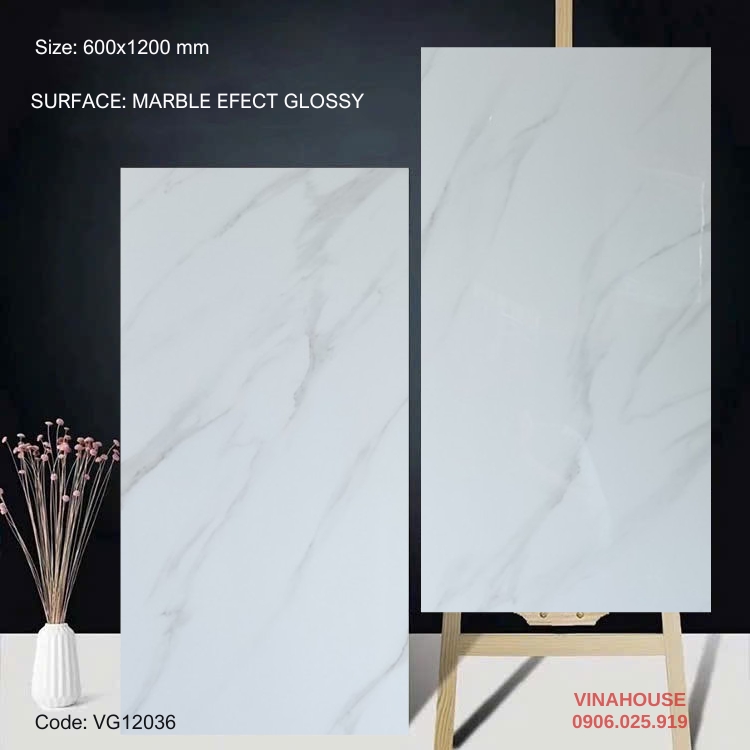 Gạch Lát Nền 60×120 Bóng Kính 12036