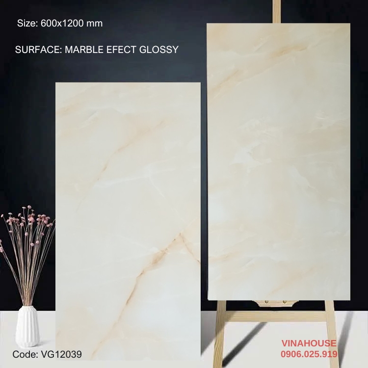 Gạch Lát Nền 60×120 Bóng Kính 12039