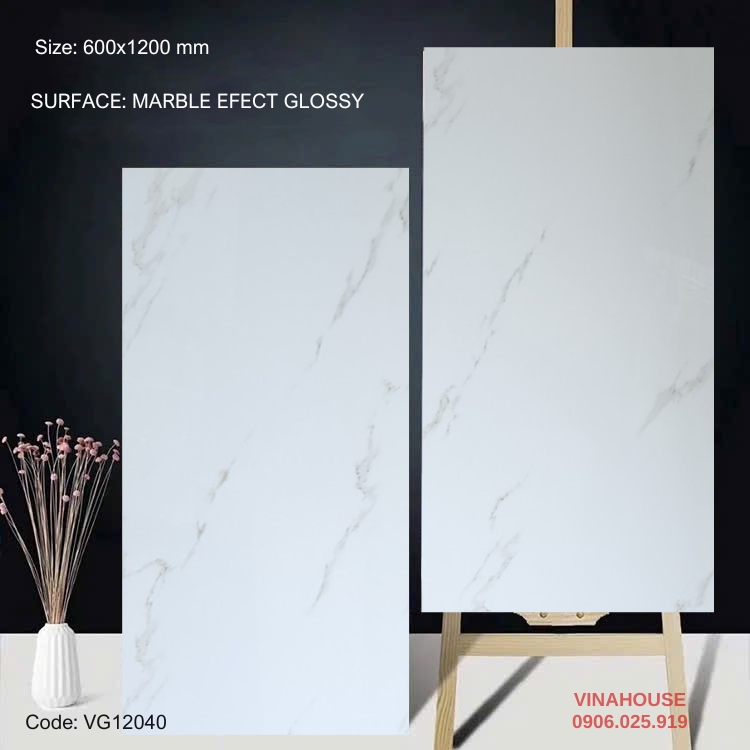 Gạch Lát Nền 60×120 Bóng Kính 12040