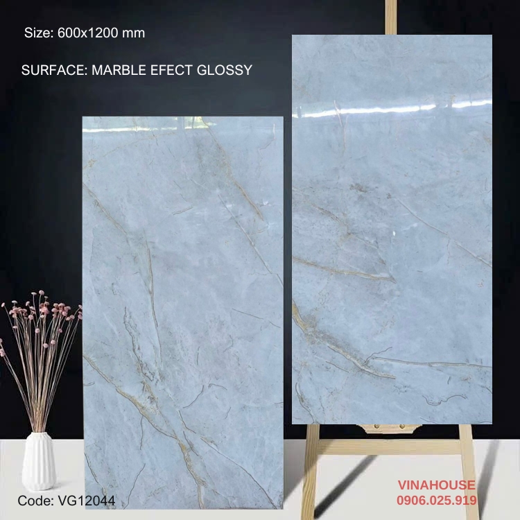 Gạch Lát Nền 60×120 Bóng Kính 12044