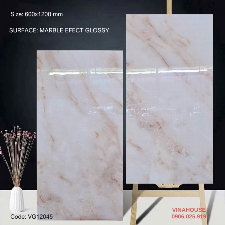 Gạch Lát Nền 60×120 Bóng Kính 12045