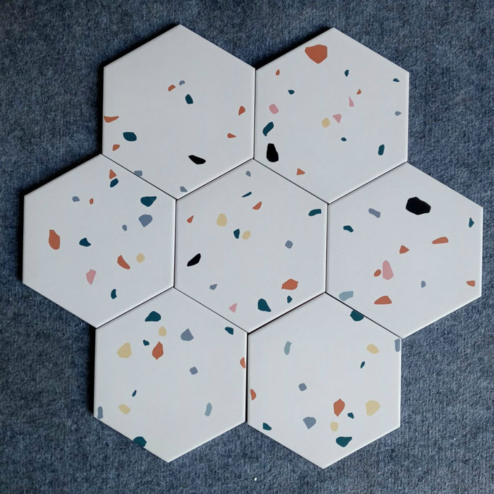 Gạch lục giác terrazzo