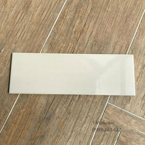 Gạch thẻ 10×30 màu trắng