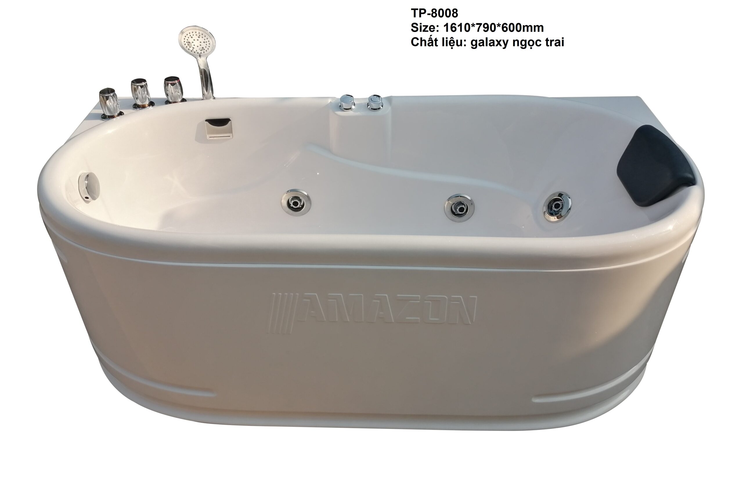 Bồn tắm massage Amazon mã TP-8008  hình Elips