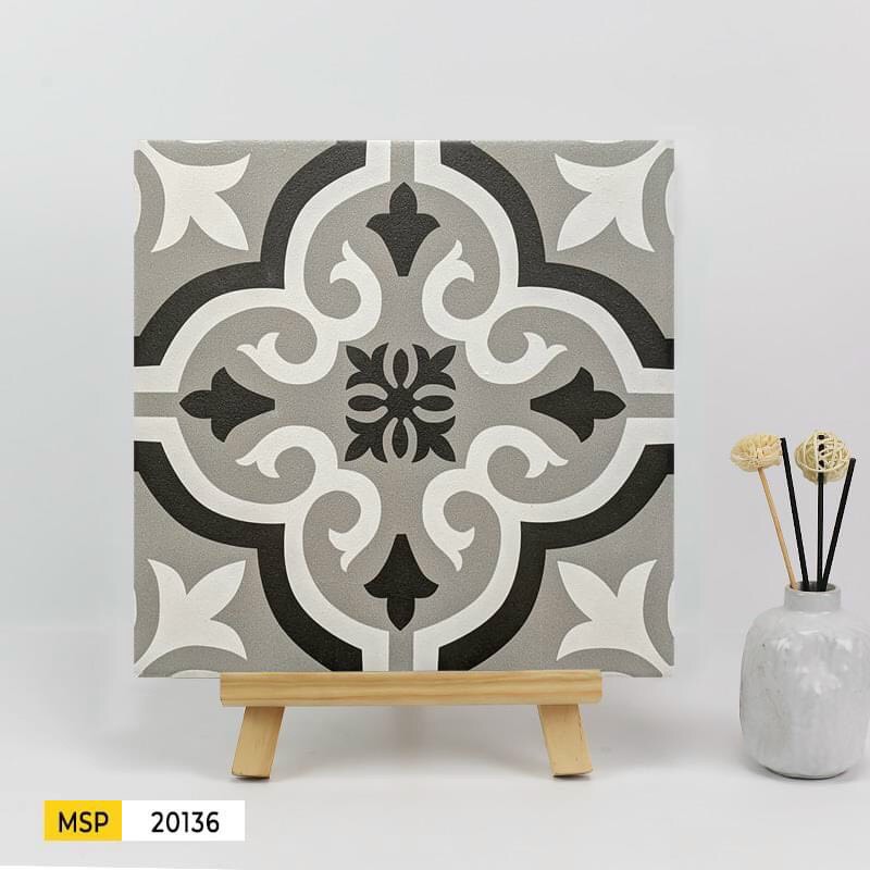 Gạch bông men kích thước 20×20 mã 20136