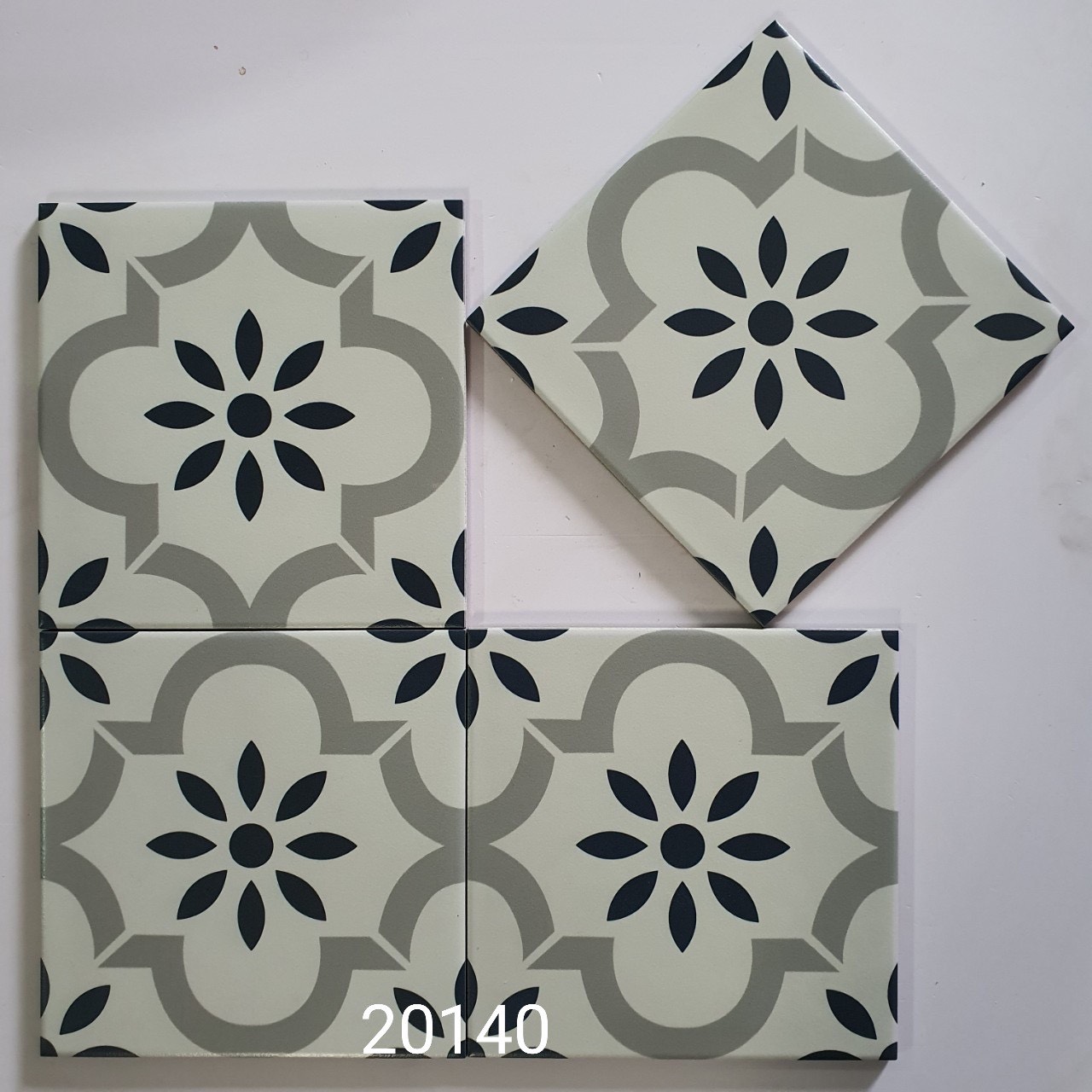 Gạch bông men kích thước 20×20 mã 20140