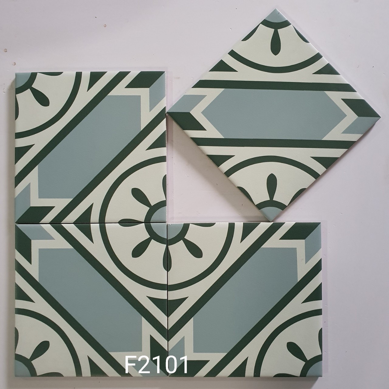 Gạch bông men kích thước 20×20 mã 2101