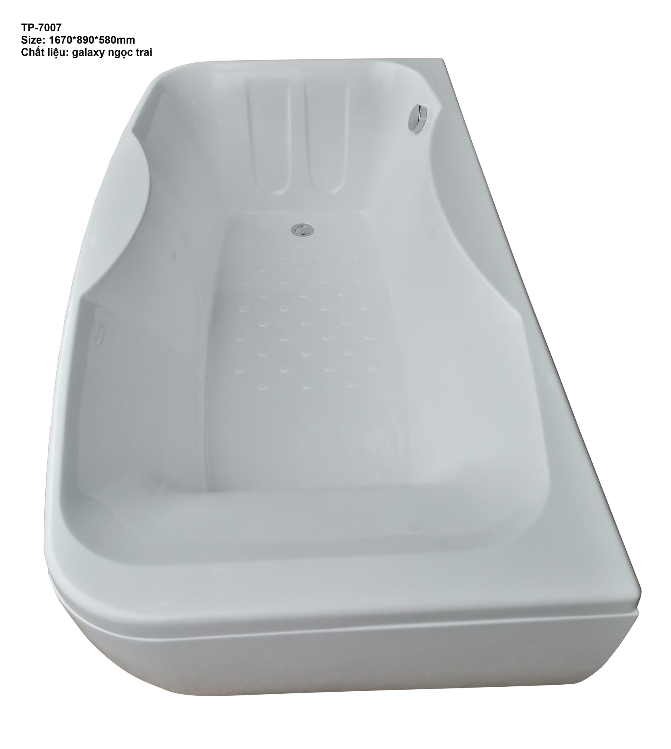 Bồn tắm massage Amazon mã TP-8007 hình hạt đậu