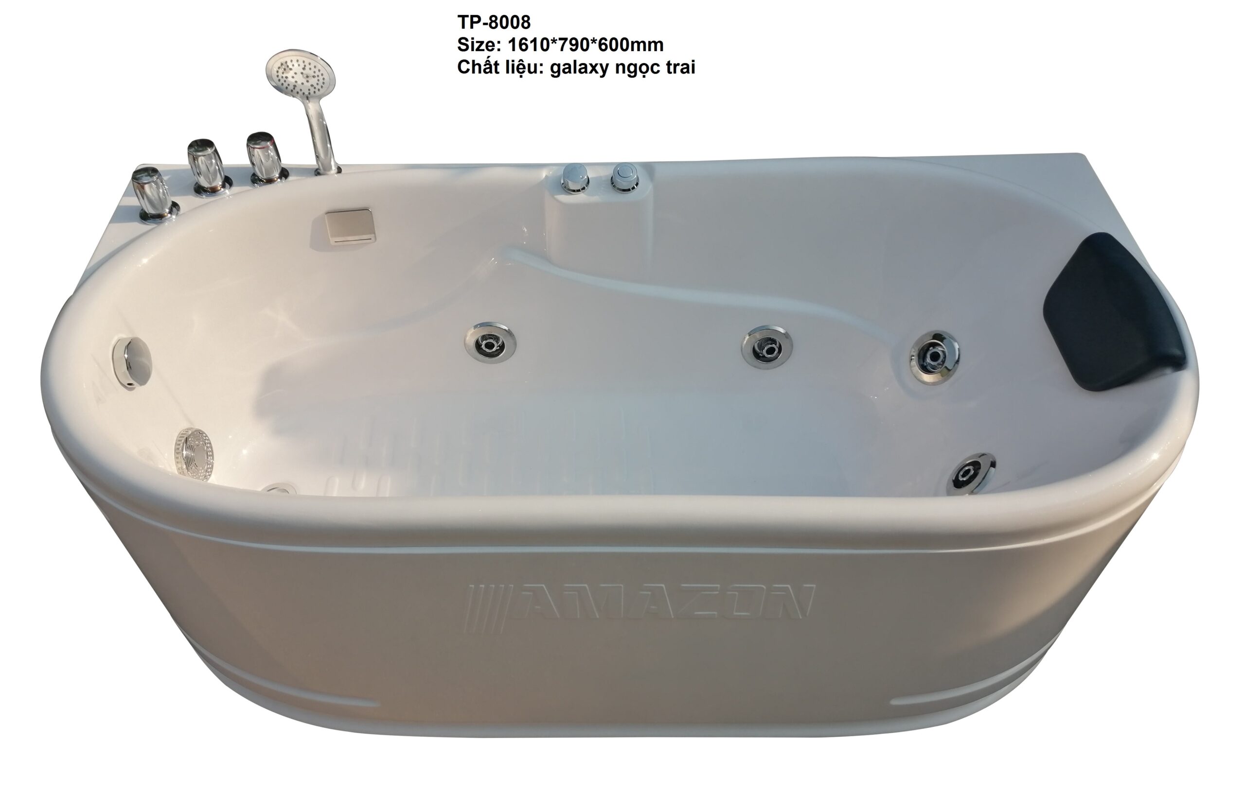 Bồn tắm massage Amazon mã TP-8008  hình Elips