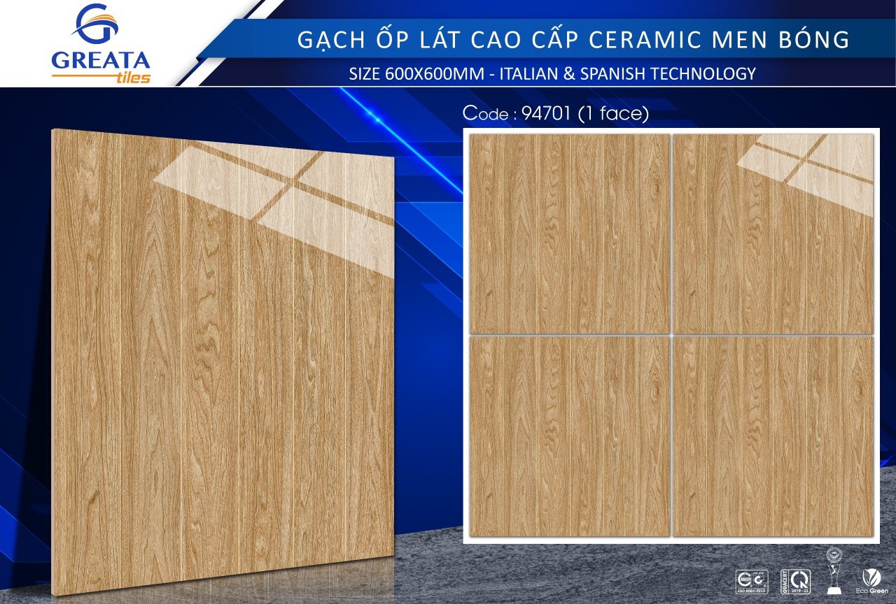 Gạch Lát Nền KT 60×60 Ceramic Mã 94701