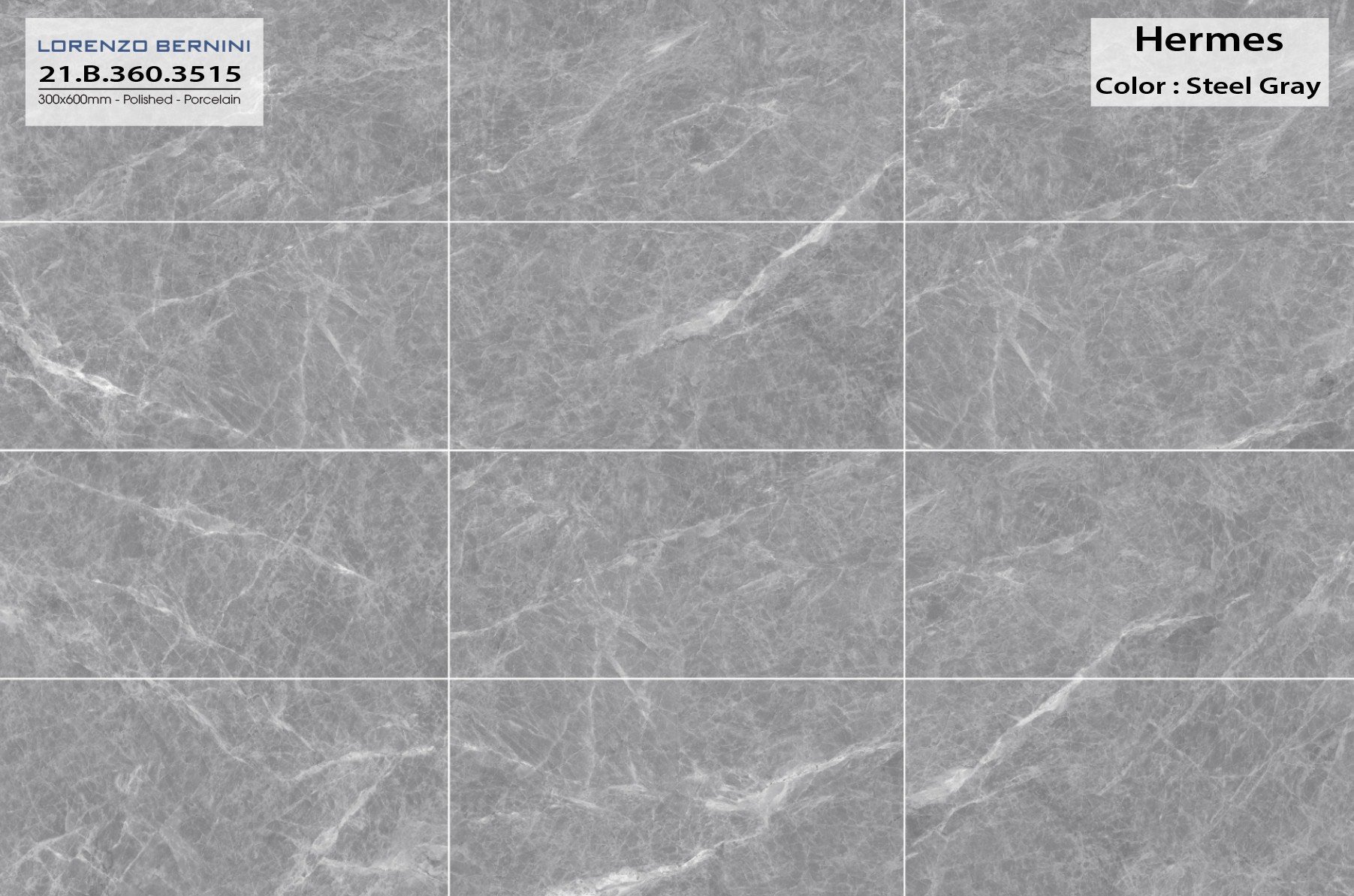 Gạch ốp lát Á Mỹ 30×60 mã 3515 Hermes