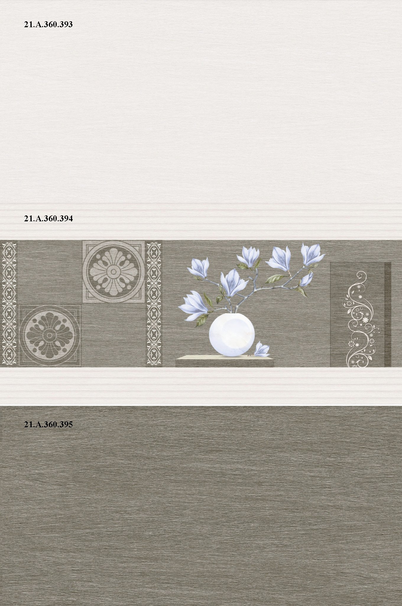 Gạch ốp lát Á Mỹ 30×60 mã 394 viên điểm hoa đại