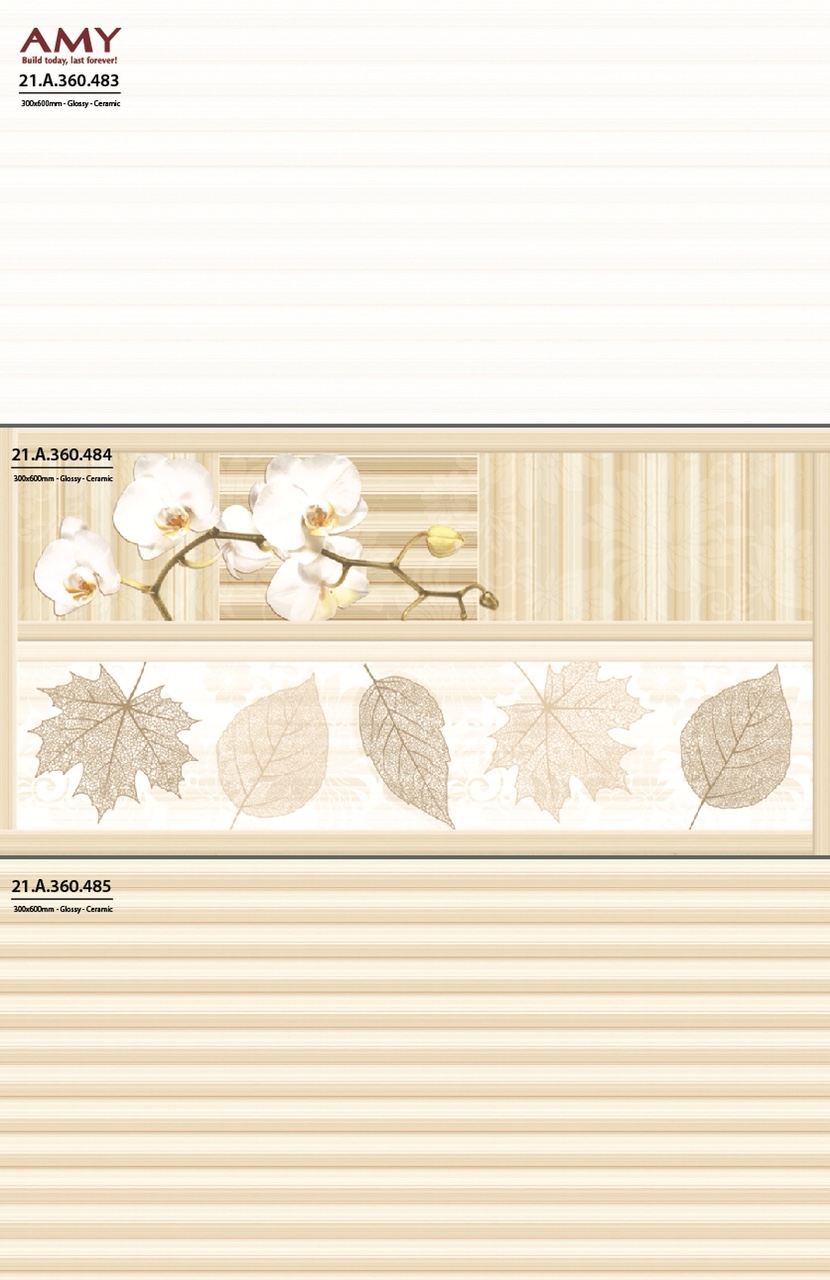 Gạch ốp lát Á Mỹ 30×60 mã 483-485 khuôn định hình