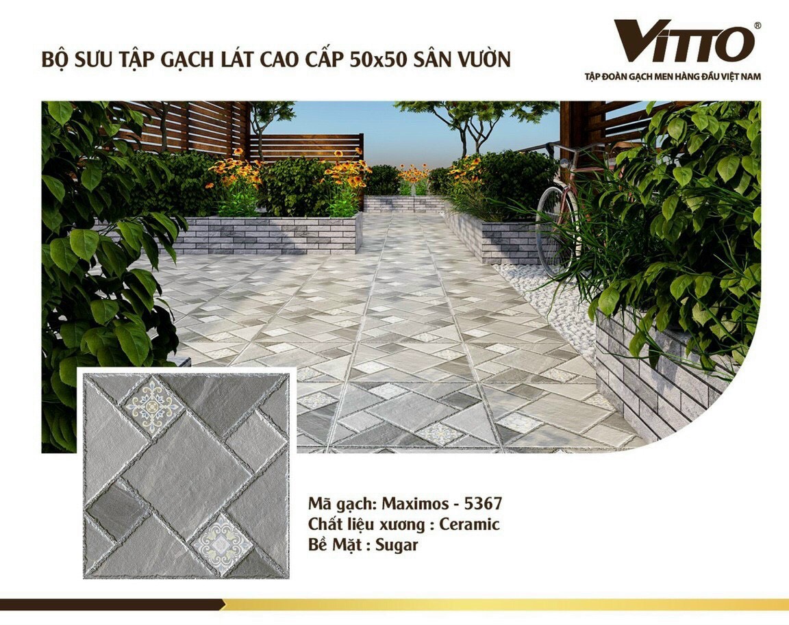 Gạch lát sân vườn Vitto Maximos mã 5367