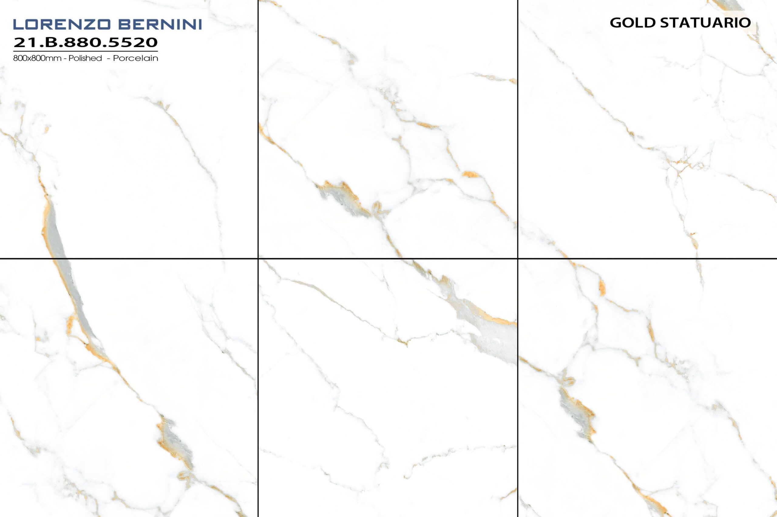Gạch lát nền Á Mỹ 80×80 mã 5520