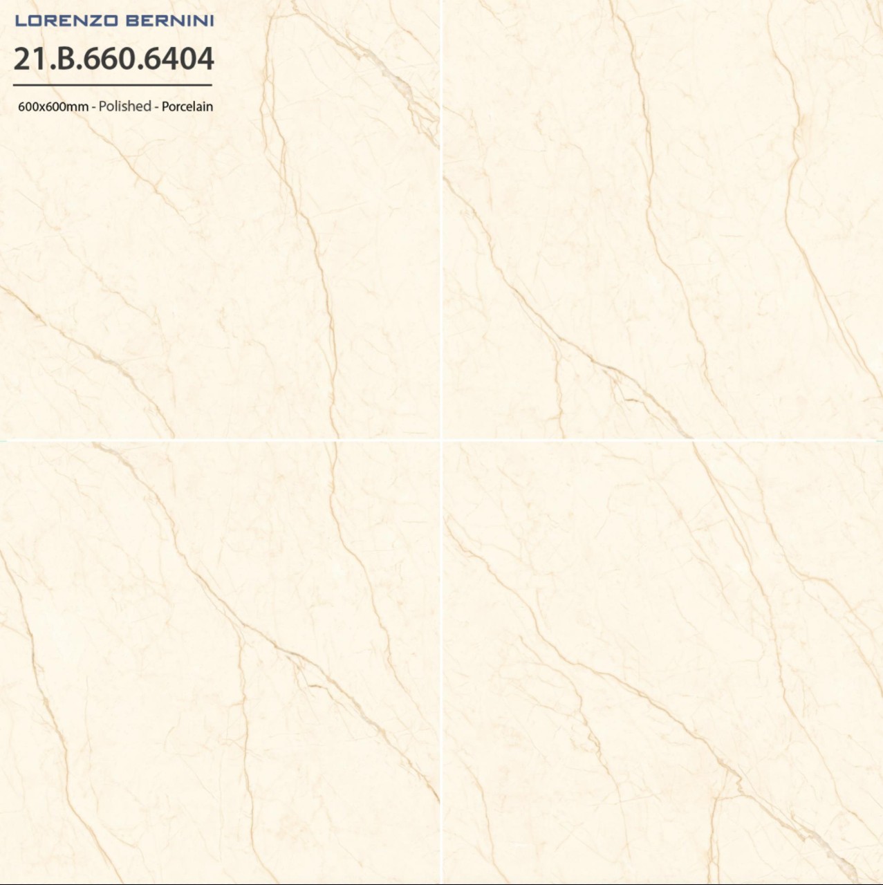 Gạch lát nền Á Mỹ kích thước 60×60 mã 6404 bernini