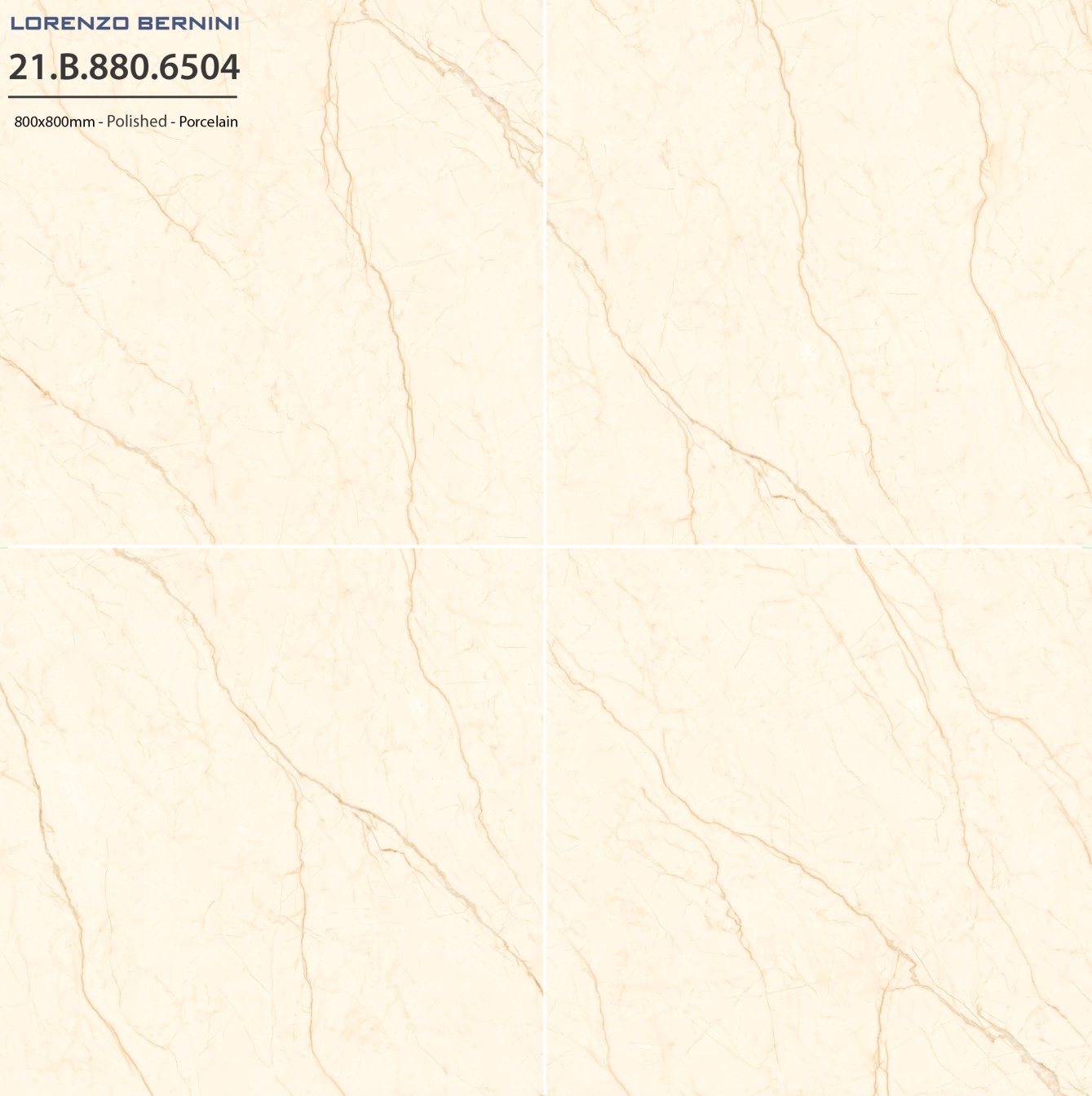 Gạch lát nền Á Mỹ 80×80 mã 6504