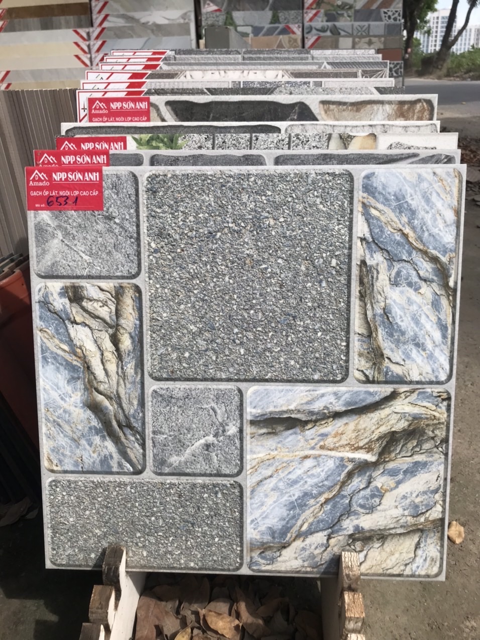 Gạch sân vườn Vitto kích thước 50×50 cm mã 6531
