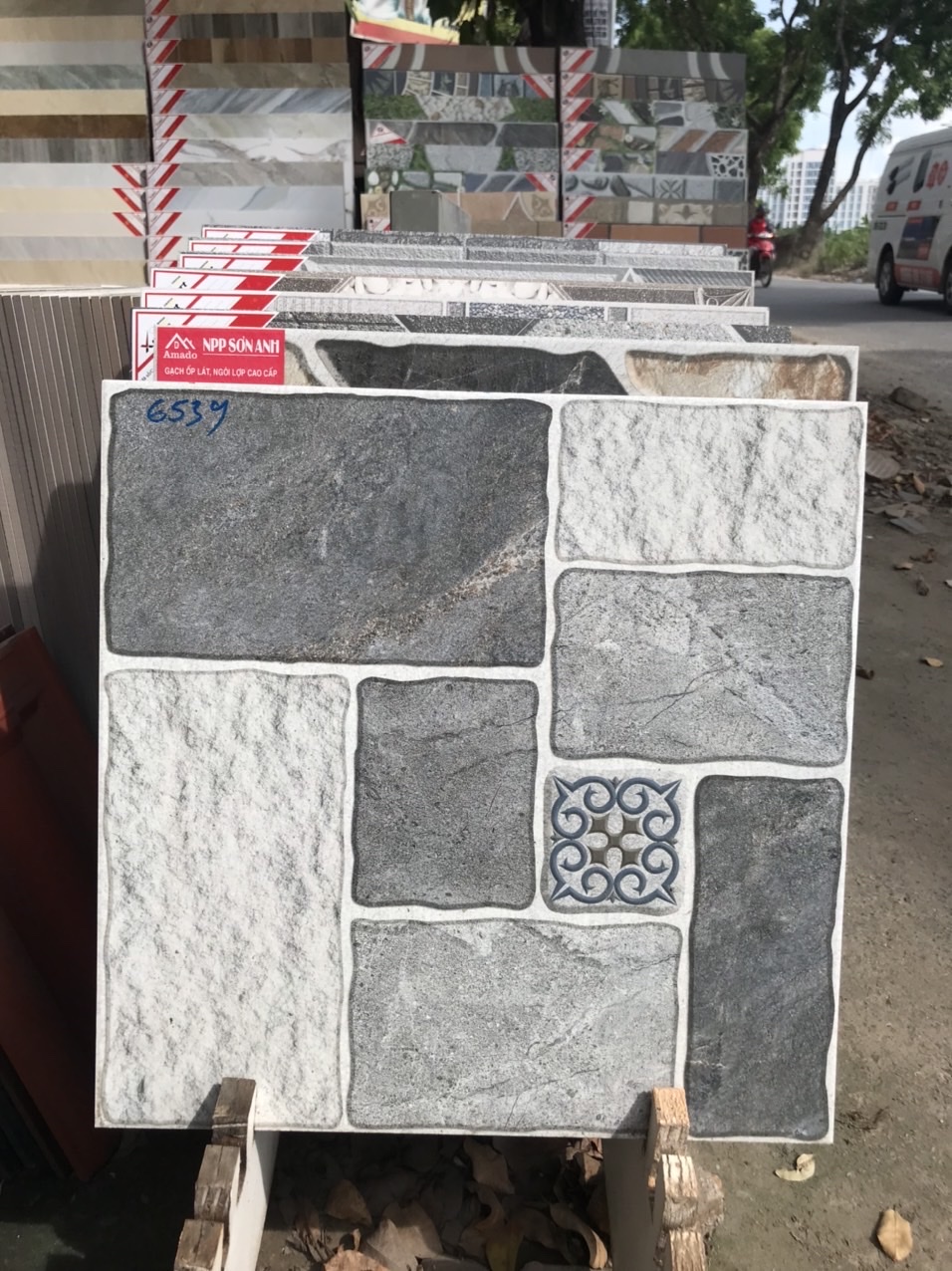 Gạch sân vườn Vitto kích thước 50×50 cm mã 6539