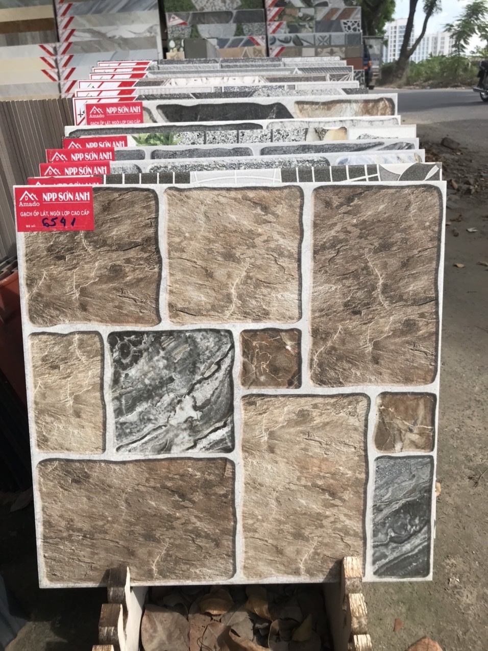 Gạch sân vườn Vitto kích thước 50×50 cm mã 6541
