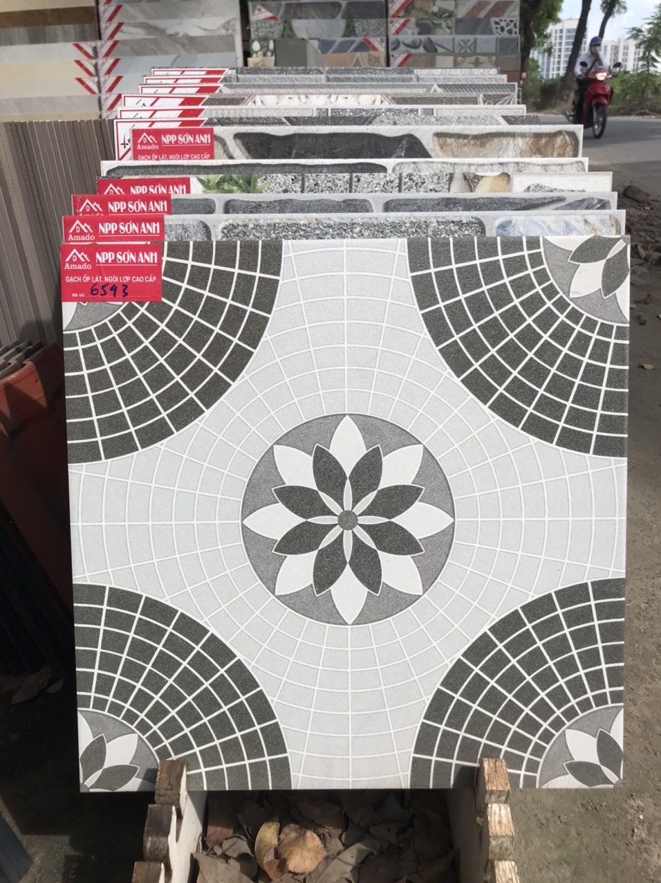 Gạch sân vườn Vitto kích thước 50×50 cm mã 6543