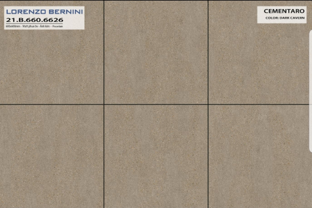 gạch lát nền Á Mỹ kích thước 60×60 mã 6626 Cementaro