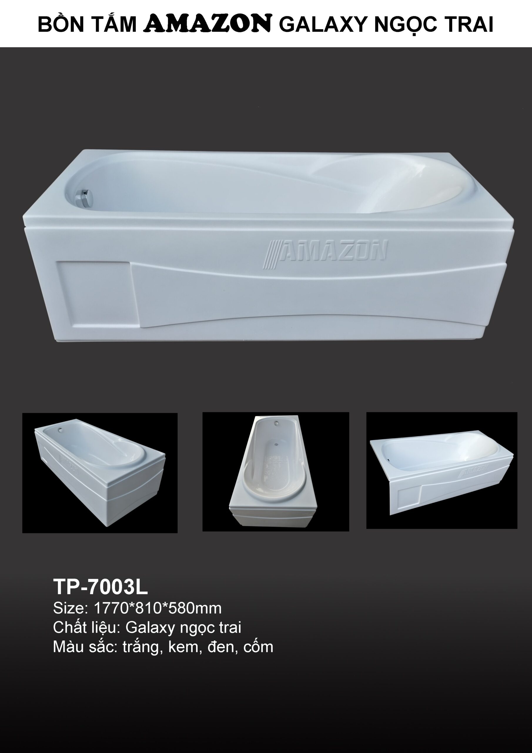 Bồn tắm Amazon mã TP-7003L