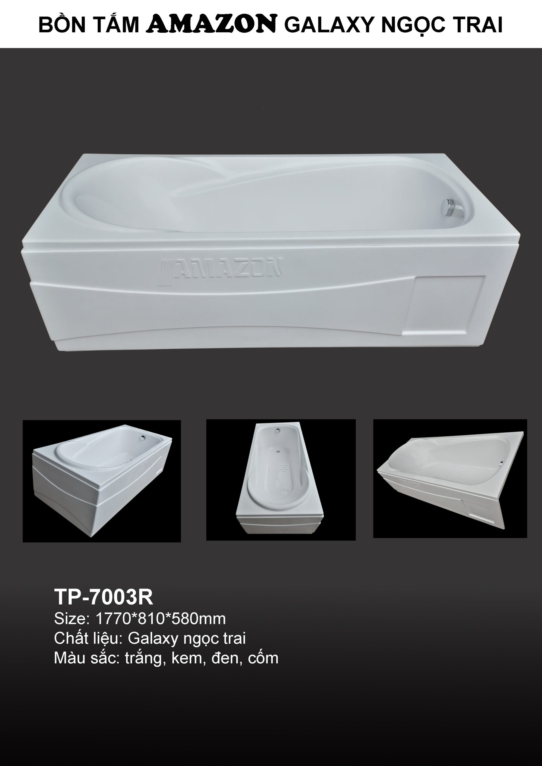 Bồn tắm Amazon mã TP-7003R