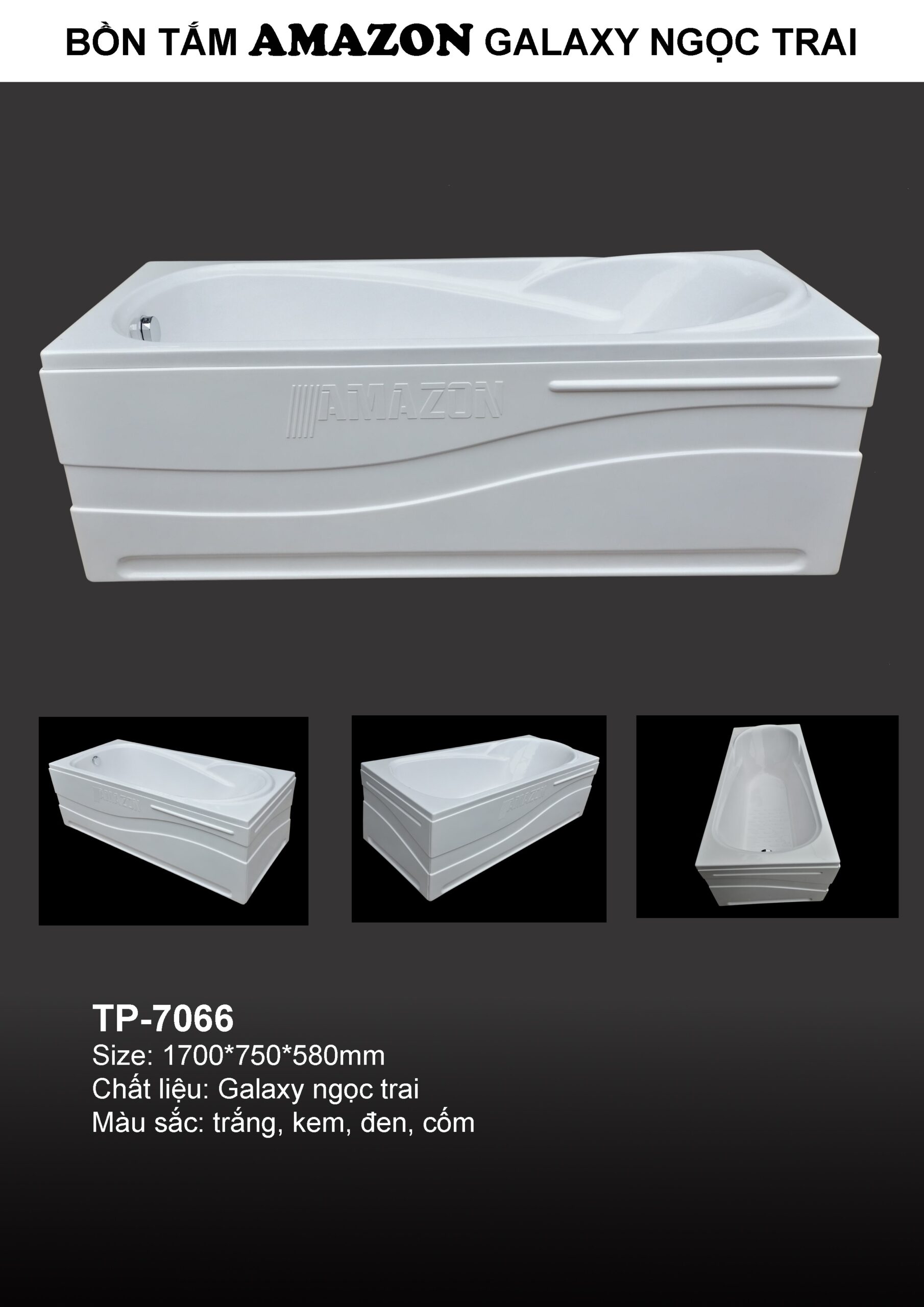 Bồn tắm Amazon mã TP-7067