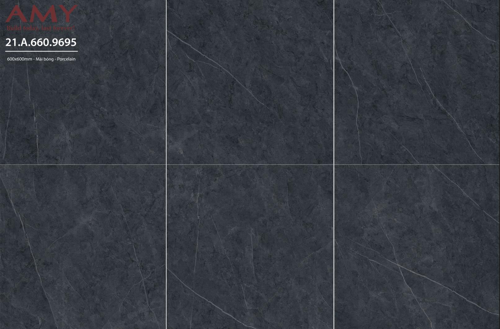 Gạch lát nền Á Mỹ kích thước 60×60 mã 9695