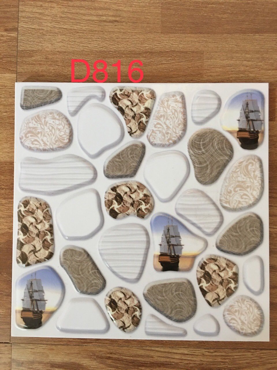 Gạch Thanh Hà 30×30 sỏi sân vườn mã D816