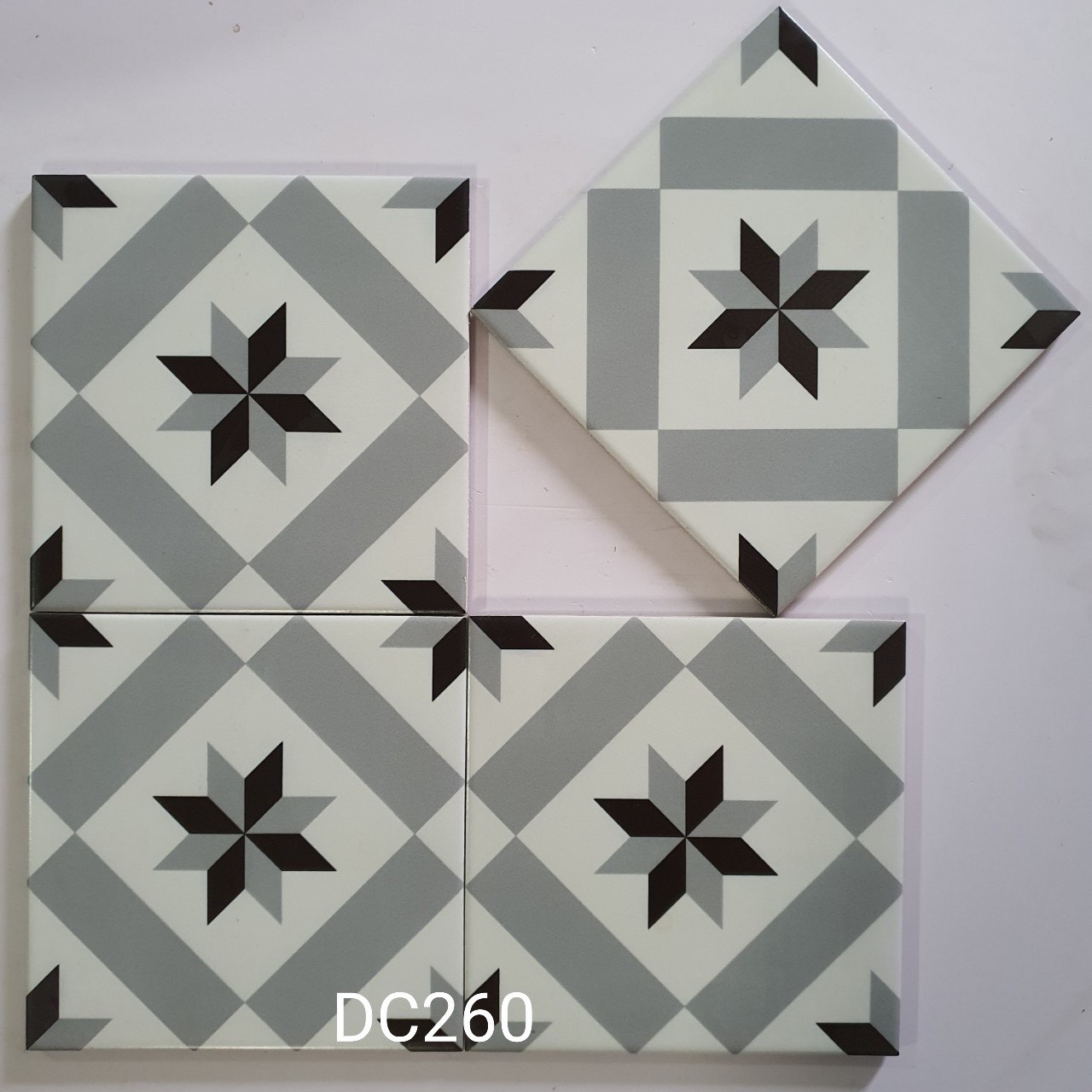 Gạch bông men kích thước 20×20 mã 260