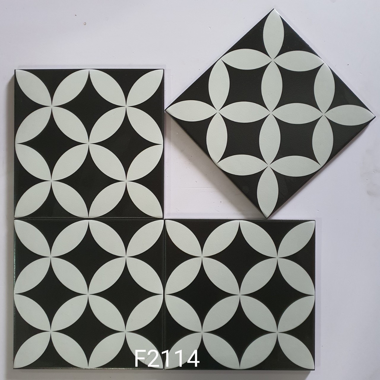 Gạch bông men kích thước 20×20 mã 2114