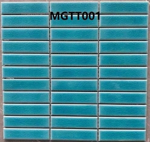 Gạch Ốp Mosaic Gốm Xanh MGTT001