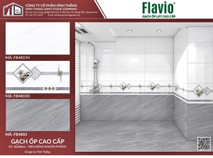 Gạch Ốp Ceramic 40x80mm Mã FB4803N- FB4803D-FB4803