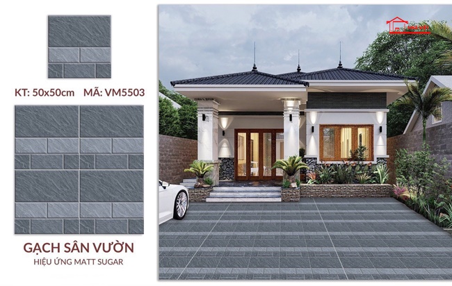 Gạch Ốp Lát Sân Vườn Ceramic 50×50 Mã 5603