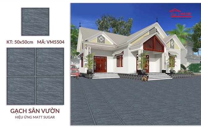 Gạch Ốp Lát Sân Vườn Ceramic 50×50 Mã 5604