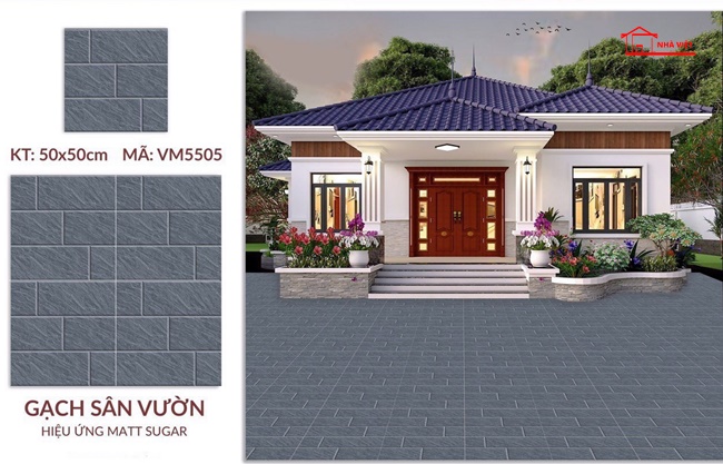 Gạch Ốp Lát Sân Vườn Ceramic 50×50 Mã 5605