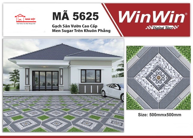 Gạch Ốp Lát Sân Vườn Ceramic 50×50 Mã 5625