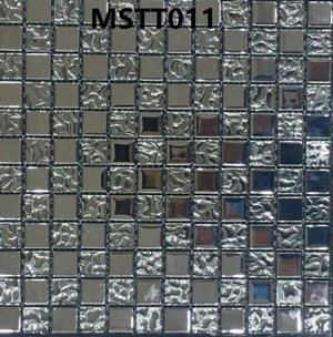Gạch Thủy Tinh Tĩnh Điện Bạc Mosaic MSTT011