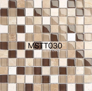 Gạch Thủy Tinh Xà Cừ Mosaic MSTT030